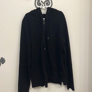 Black Athletic zip up jacket